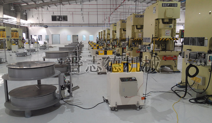 雙料帶沖壓自動化生產(chǎn)線