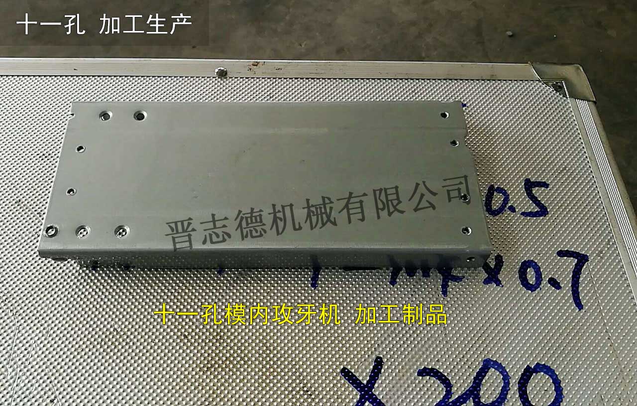 多孔模內(nèi)攻牙機加工制品,多孔模內(nèi)攻牙加工成品